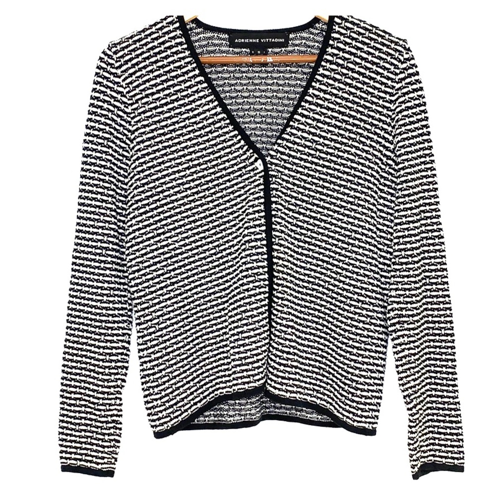 NWOT ADRIENNE VITTADINI JACKET IN BLACK AND WHITE